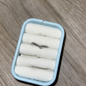 Pandora Beaded Wishbone Ring